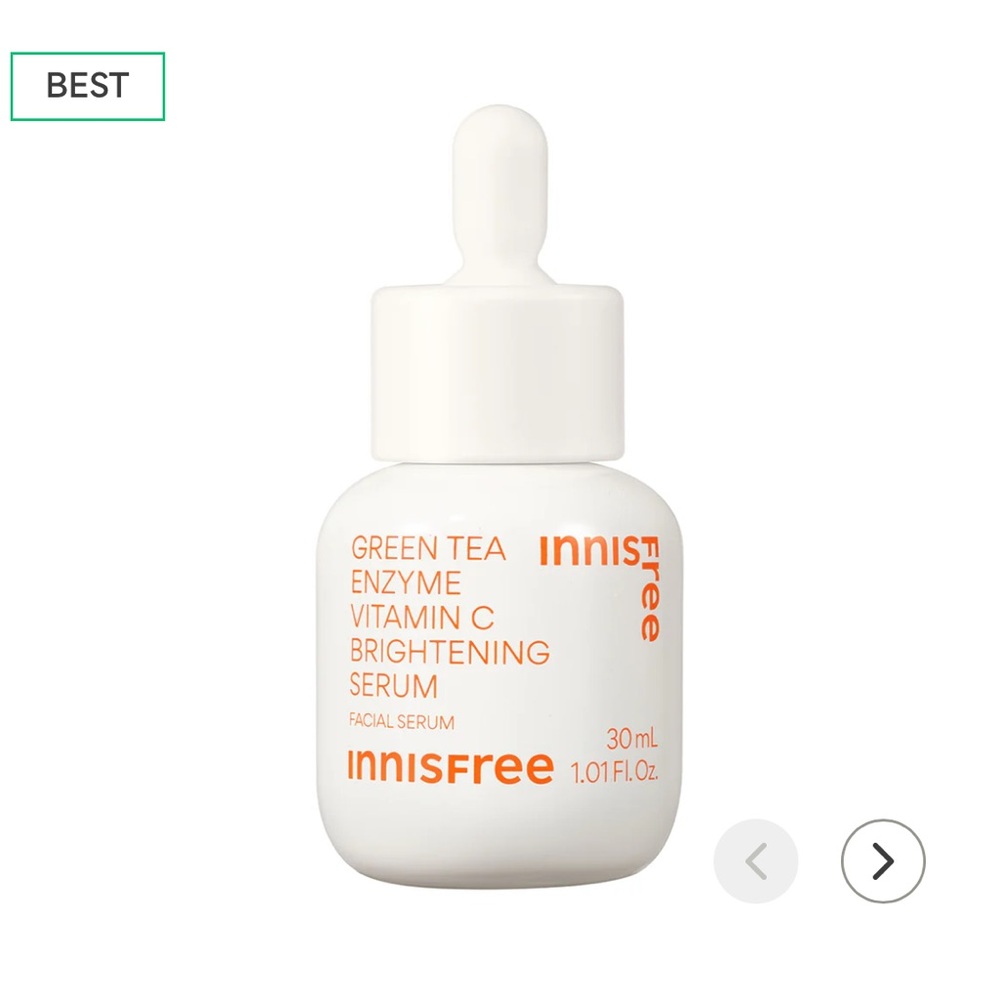 Innis free Green Tea Enzyme Vitamin C Brightening Serum brand new
